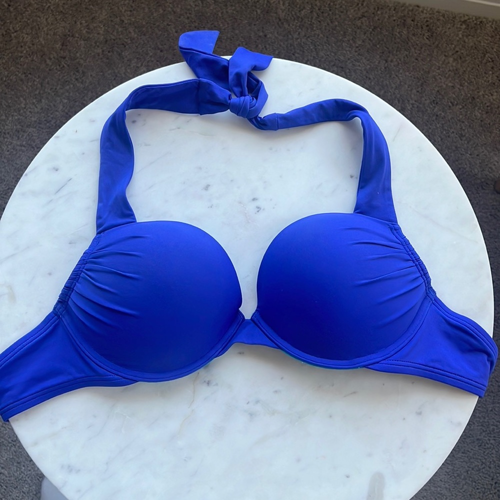 Cobalt blue Victoria’s Secret Push up swim bra